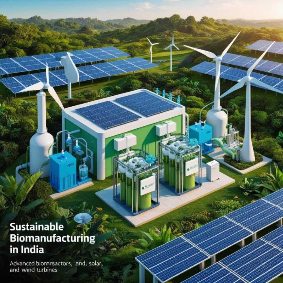 Sustainable Biomanufacturing: Paving the Way for India's Green Transition