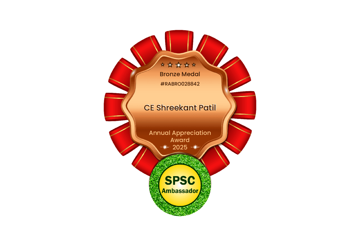 SPSC UK Awards Shreekant Patil Bronze Medal for Driving SDG Impact in India