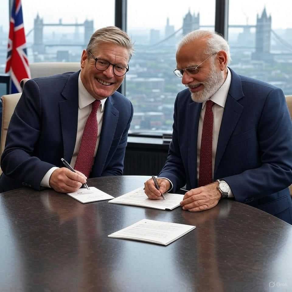 UK and India seal Free Trade Agreement Signed in London