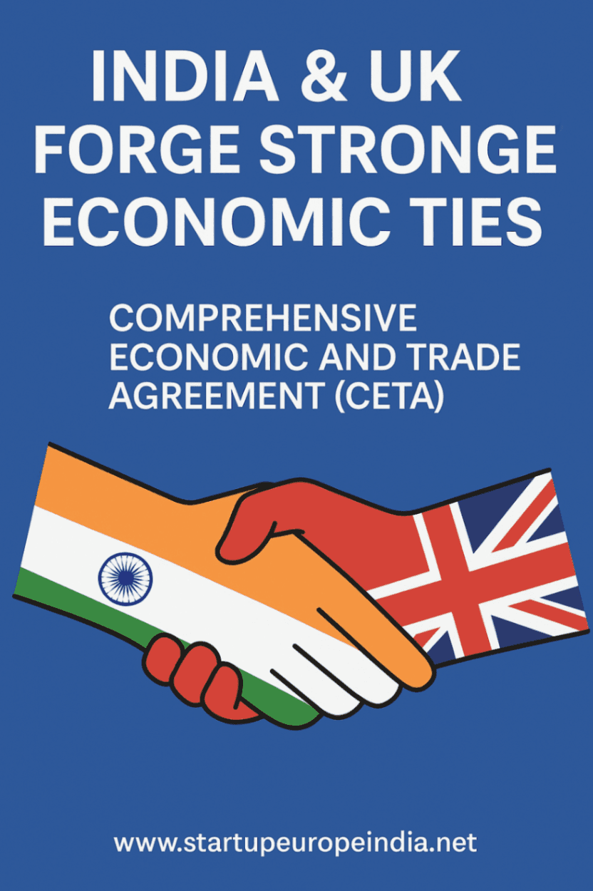 India and the UK Strengthen Economic Ties with Comprehensive Economic and Trade Agreement (CETA)