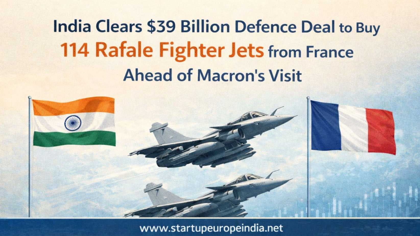 India Clears $39 Billion Defence Deal to Buy 114 Rafale Fighter Jets from France Ahead of Macron’s Visit