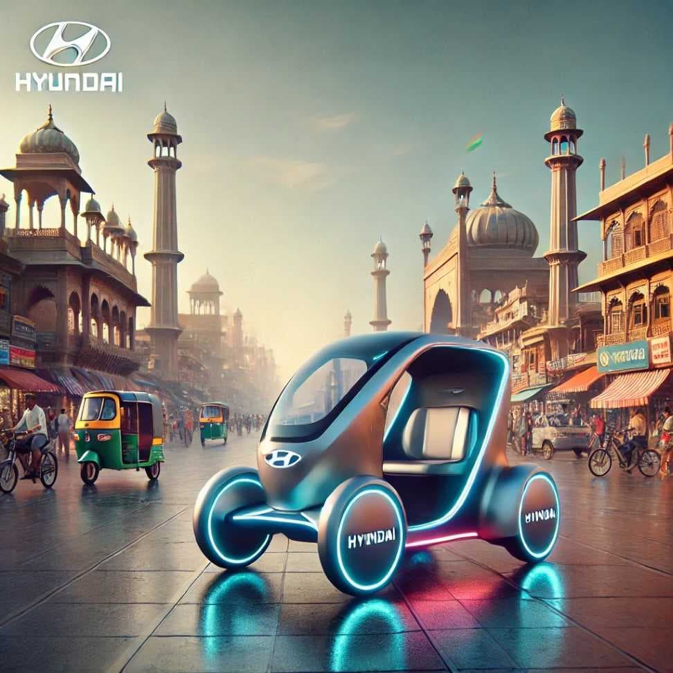 Hyundai Unveils Futuristic Electric Rickshaws for India’s Urban Landscape