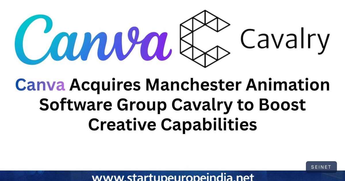 Canva Acquires Manchester Animation Software Group Cavalry to Boost ...